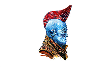 Yondu Guardians Of The Galaxy Minimalism, guardians-of-the-galaxy-vol-2, guardians-of-the-galaxy, movies, yondu, artist, minimalism, artwork HD wallpaper