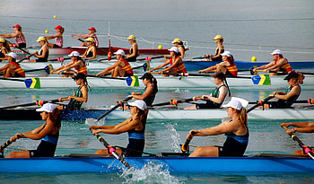 Lake Ruataniwha, Rowing HD wallpaper