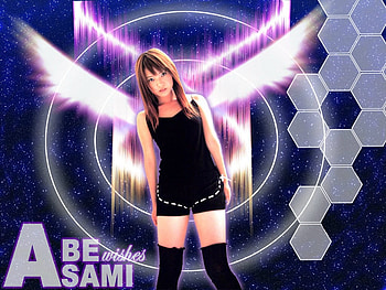 pretty,cute,singer,actress,Abe Asami,wings, wings, abe asami, pretty, cute, singer, actress HD wallpaper