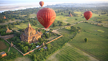 Bagan balloons, Burma travel, Top travel lists, Small Business Council HD wallpaper