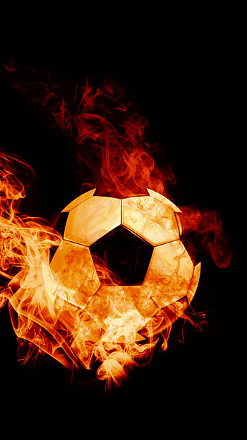 Fire ball, sports, football, hop HD phone wallpaper