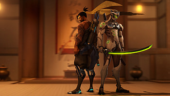 Genji And Hanzo, genji-overwatch, hanzo-overwatch, games, artist, artwork, digital-art, deviantart HD wallpaper