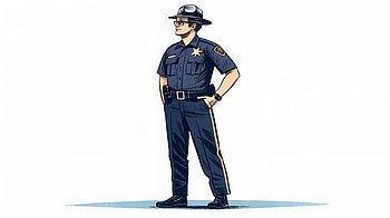 Ultra of a Confident Cop, cop, police officer, law enforcement, uniform HD wallpaper