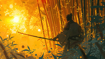 Ancient Sword Master, warrior, sword, artist, artwork, digital-art HD wallpaper