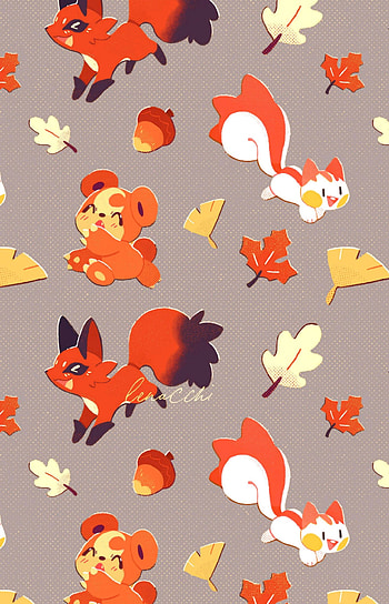 Sweet Pokémon, fall, pokemon, bonito, dulce, tierno HD phone wallpaper