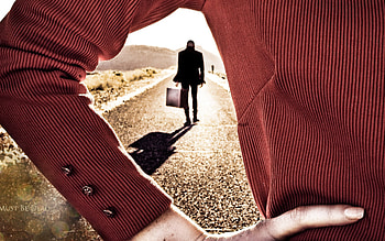 Leaving:I must be Dead, graphy, red, , leave, lonely HD wallpaper