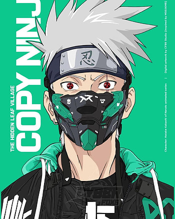Kakashi Hatake, art, Naruto, anime HD phone wallpaper
