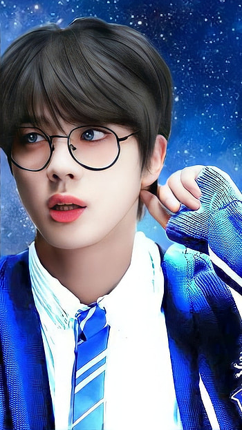 Jin, glasses, nose HD phone wallpaper