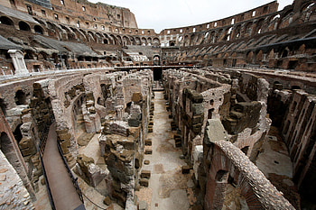Underground tunnels, The Colosseum HD wallpaper