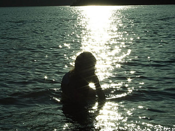 i love dark, sea, dark HD wallpaper