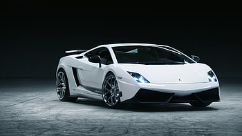 Monochrome, Lamborghini Gallardo HD wallpaper