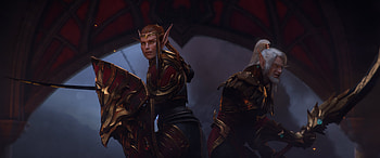 WoW Midnight RPG: Armored Sentinels, video game, World of Warcraft: Midnight, RPG, armored warrior HD wallpaper