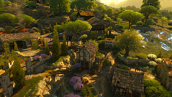 Does Corvo Bianco remind someone else of Hobbiton from LoTR? HD wallpaper