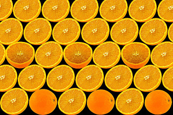 Fruit, orange, pattern, mandarin HD wallpaper