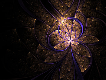 Abstract, Fractal, Glow, Intricate, Confused, Digital HD wallpaper