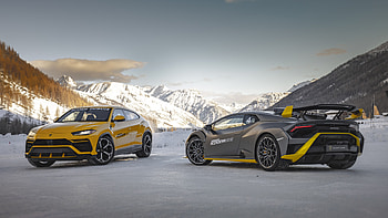 Lamborghini Huracan Sto Lamborghini Urus Cars HD wallpaper