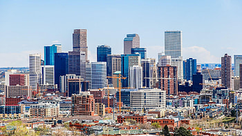 Denver Skyline, Colorado pride, Rocky Mountain backdrop, Urban delight HD wallpaper