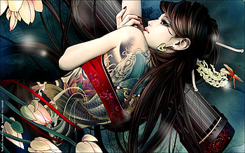 Anime Cool Girl x Full HD wallpaper