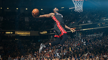 Miami Heat vs Sacramento Kings, LeBron James HD wallpaper