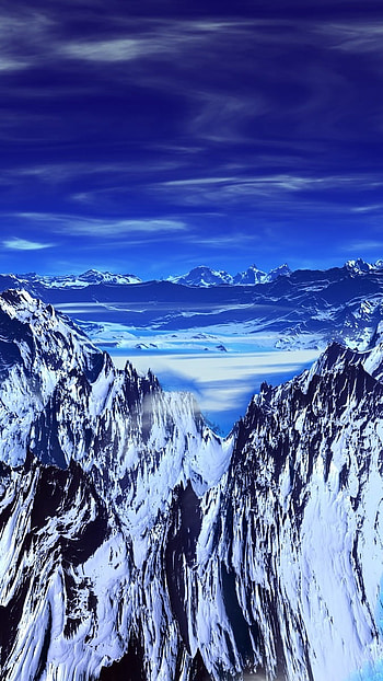 Realme, Snow Mountain HD phone wallpaper