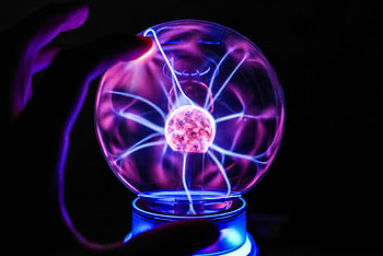 Shine, Light, Hand, Miscellanea, Miscellaneous, Lines, Neon, Plasma Lamp HD wallpaper