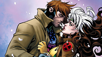 Rogue & Gambit, Rogue (Marvel Comics), Gambit (Marvel Comics), X-Men, Joe Madureira HD wallpaper