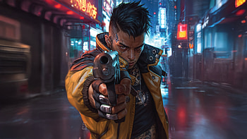 Cyber Resistance Locked And Loaded, artist, artwork, art, digital-art, ai, cyberpunk HD wallpaper
