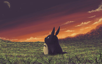 My Neighbor Totoro, Hayao Miyazaki's creation, Fan-favorite film, Enchanting world HD wallpaper