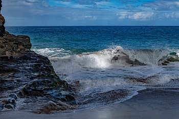 Nature, Sea, Waves, Rocks, Coast, Surf HD wallpaper