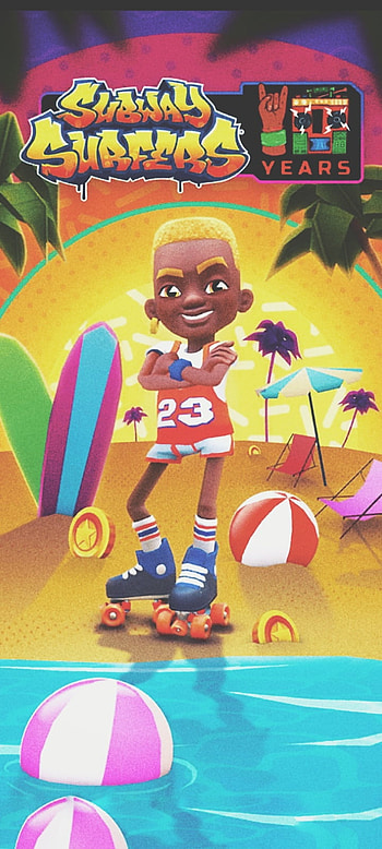 Subway surfers, art, fictional character HD phone wallpaper