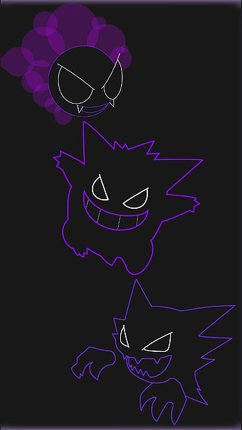 Gengar, Pokmon , Mega Evolution, Cool anime artwork HD phone wallpaper