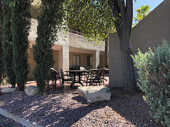 Patio By the Pool, shade, Arizona, Patio, hotel HD wallpaper