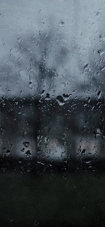 Cozy indoors, Rainy day vibes, Dark rainy window, Reflections of rain HD phone wallpaper