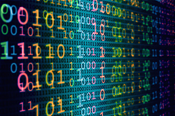 Digits, binary numbers, multi colors HD wallpaper