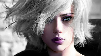 Scarlett Johansson, Makeup style, Beautiful HD wallpaper