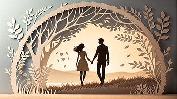 Soulmate: A Ultra of Love and Togetherness, Soulmate, couple, silhouette, nature, love HD wallpaper