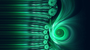 Bright Flame Fractal Digital Art, abstract, digital-art, deviantart HD wallpaper
