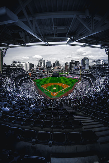 Sports, Field, Match, Arena, Tribunes, Stands, Stadium, Baseball HD phone wallpaper