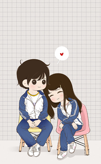 Chibi Couple Love Cute Animated Couple - Novocom.top, Cute Couples Cartoon HD phone wallpaper