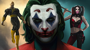 DC Fandome Heroes , joker, black-adam, superheroes, artwork, artist, artstation HD wallpaper
