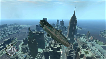 GTA IV: Star Wars Millenium Falcon MOD HD wallpaper