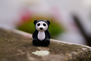 Miscellanea, Miscellaneous, Toy, Statuette, Panda HD wallpaper