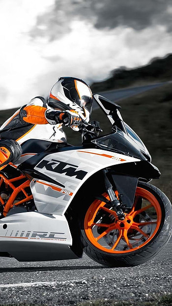 Ktm Rc 390, Stunt, Bike HD phone wallpaper