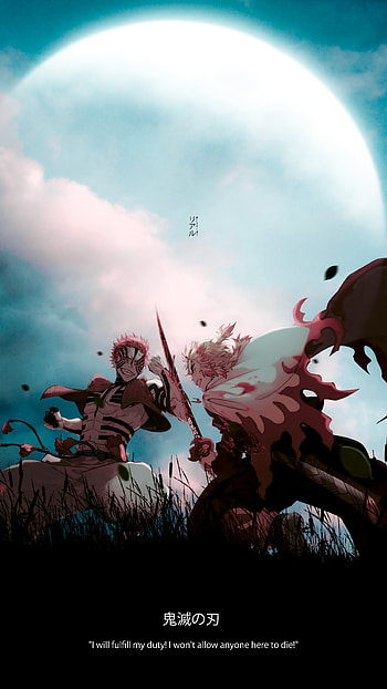 Rengoku Vs Akaza, zenitsu, demon slayer, tanjiro, r34ld1, hashira, nezuko, anime HD phone wallpaper