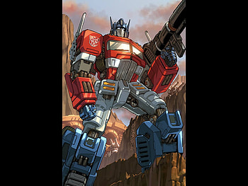 Optimus, transformer, fantasy, art, comic, optimus prime HD wallpaper