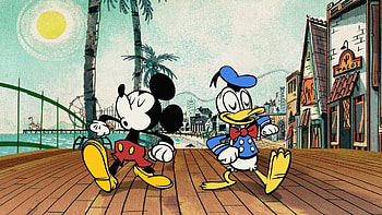 Donald Duck, Mickey Mouse HD wallpaper