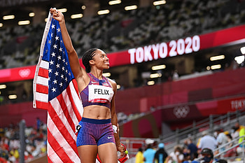 Olympics Games 2020, Allyson Felix HD wallpaper