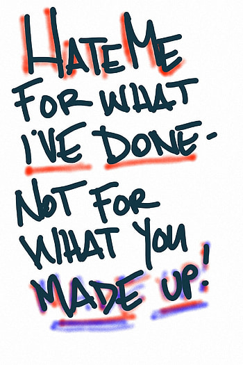 Hated, not loved, lies, hate, anger HD phone wallpaper