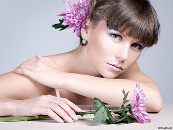 awesome eyes, blue, awesome, eyes, flowers, wonderful HD wallpaper