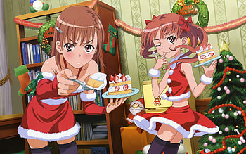 Anime - Christmas A Certain Magical Index HD wallpaper